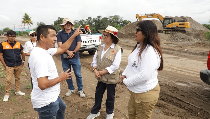 Gobierno Regional de Lambayeque refuerza acciones ante lluvias e inspecciona punto crítico en Chongoyape