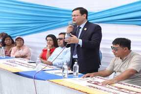 Imagen 2 de Gobernador Jorge Pérez entrega más de S/ 6 millones para transformar la transitabilidad en Ferreñafe